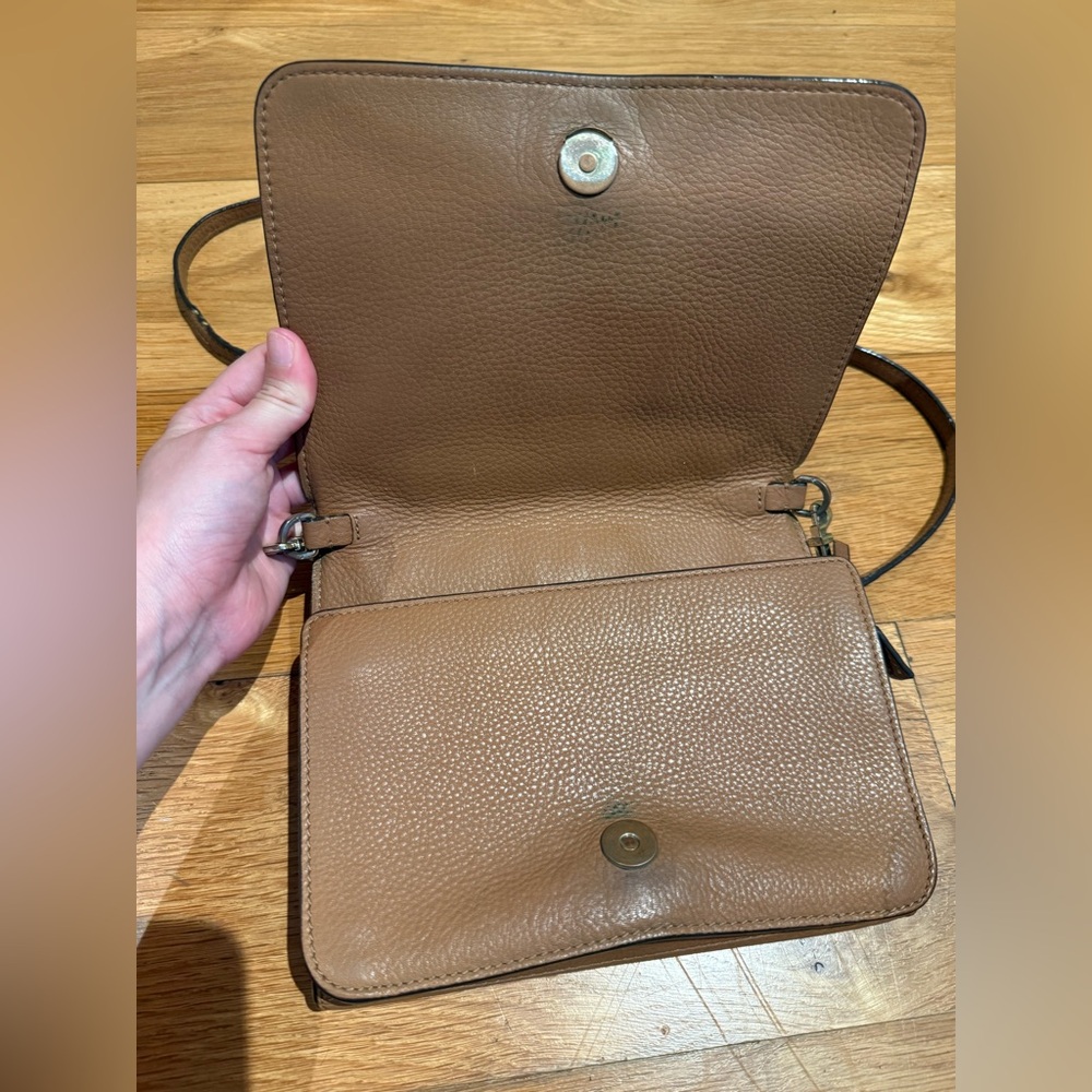 Tory Burch Brown Leather Crossbody Bag - Picture 5 of 14